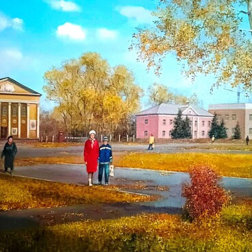 Центральная площадь города Барабинска