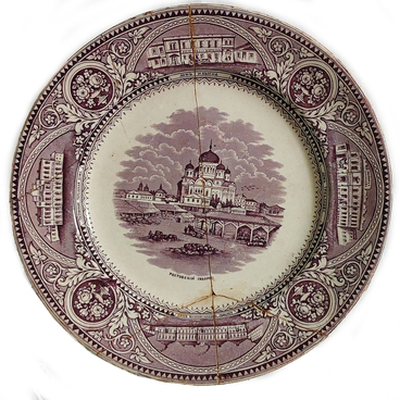 Тарелка фаянсовая