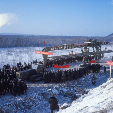 Торжественная укладка 52 км полотна