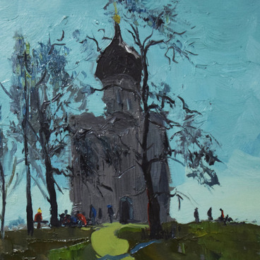 Покрова на Нерли. Весна