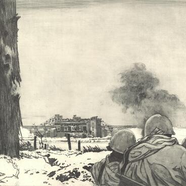 На берегу Невы — Дубровка. 1941 год